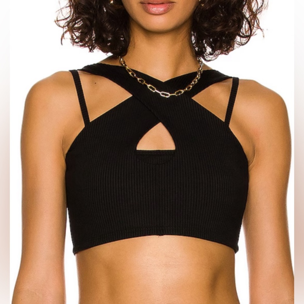 Year of Ours Black Double Bra M worn 2x just bought